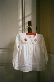 Adele Blouse in White