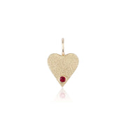 Adore Heart Birthstone Charm