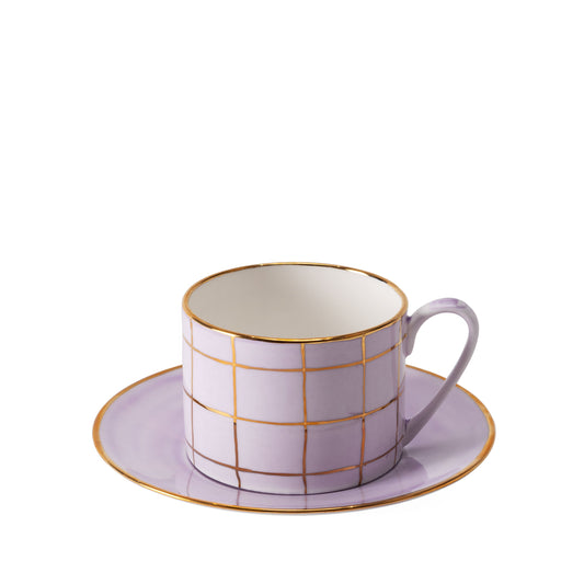 Alpine Lilac Teacup & Saucer