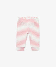 Andy Baby Legging, Dusty Rose Mini Stripe