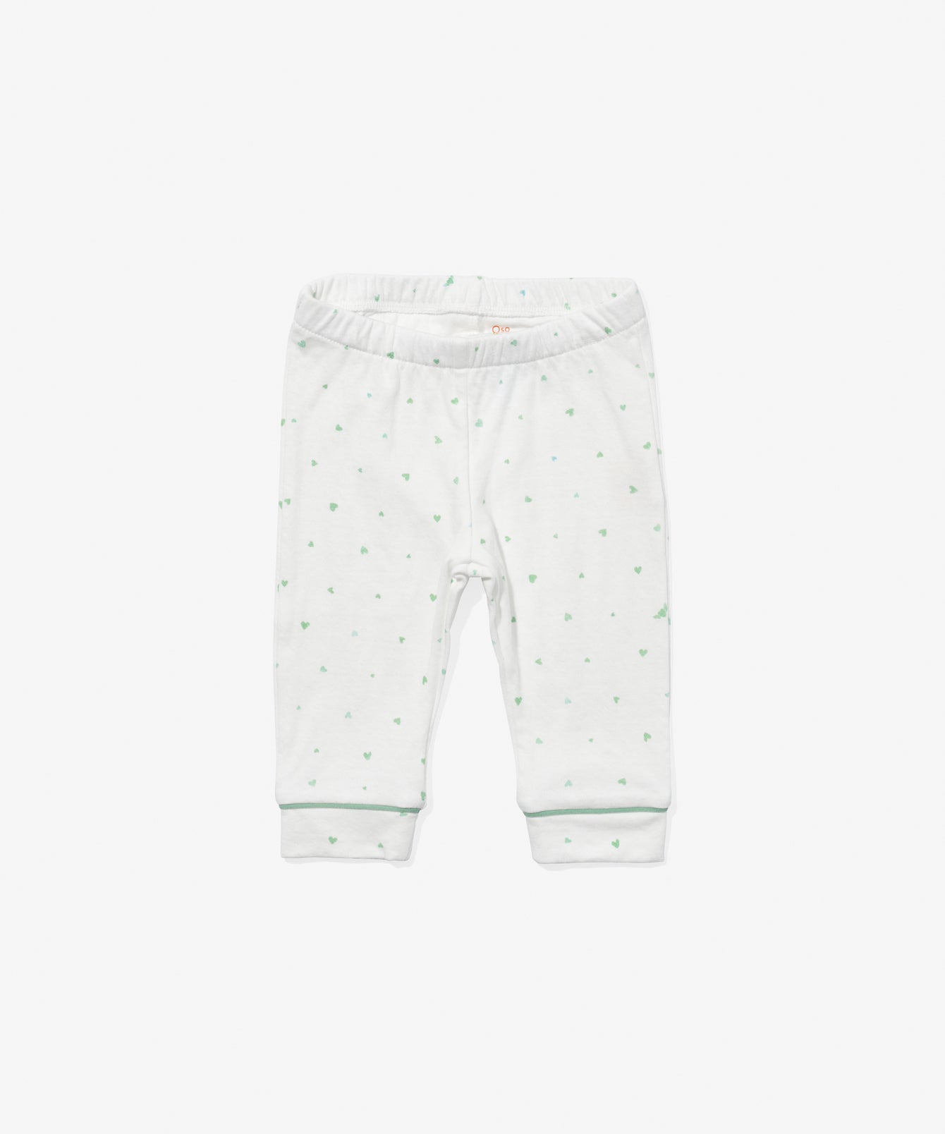Andy Baby Legging, Seafoam Hearts