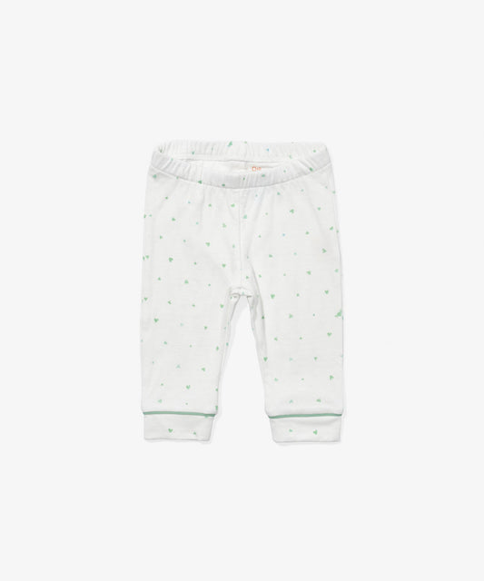 Andy Baby Legging, Seafoam Hearts