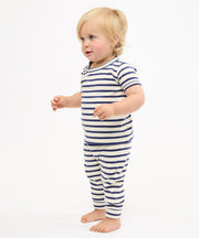 Andy Baby Legging, Navy Stripe