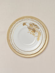 Aves Gold Motif - Salad (Dessert) Plate