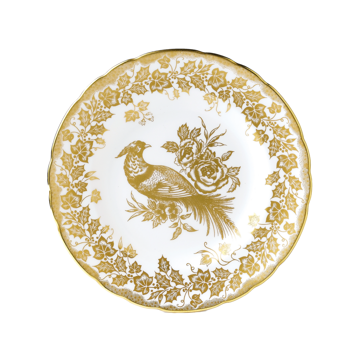 Aves Gold - Holiday Accent Plate