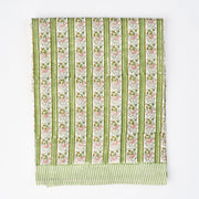 Voi Collective x Domenica Marland Pink and Green Floral Tablecloth