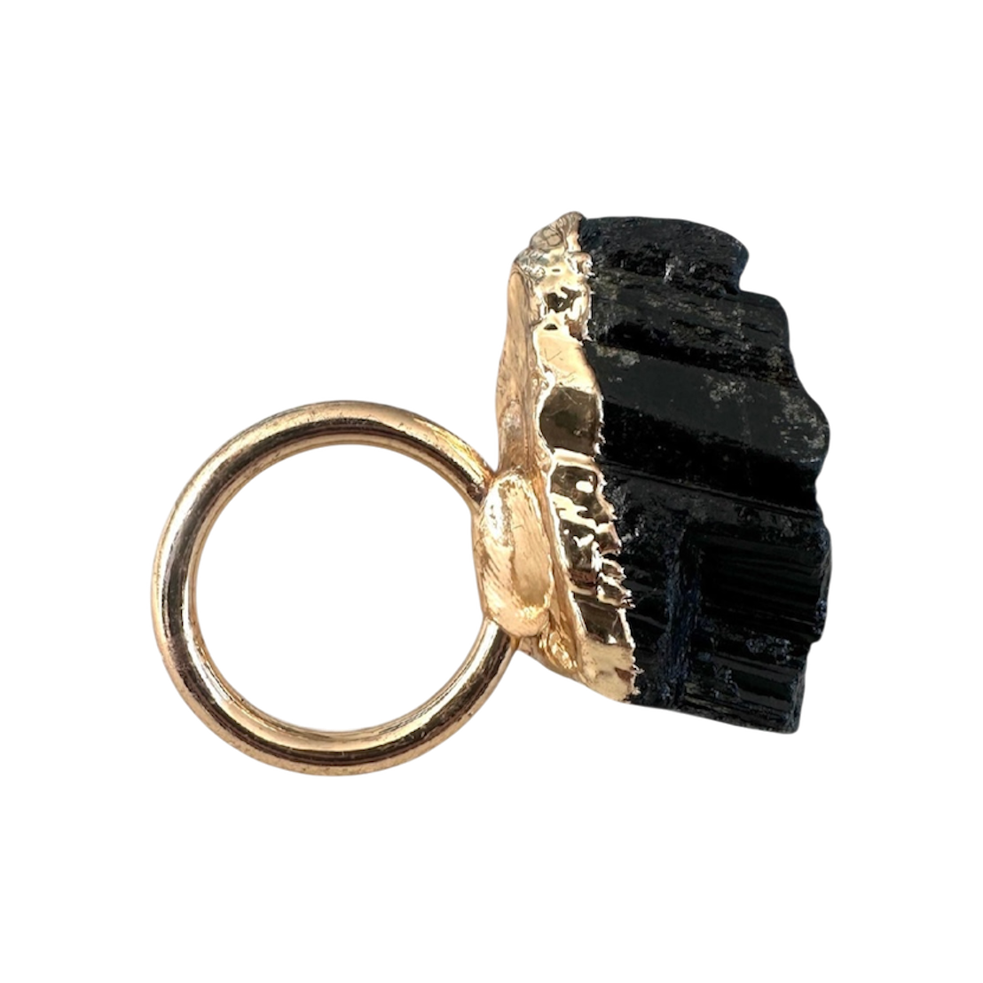 Black Tourmaline Napkin Rings (Set of 2)