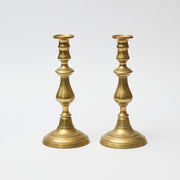 Pair of large Victorian Brass Candlesticks