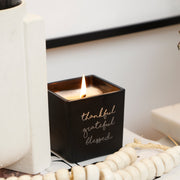 Thankful, Grateful, Blessed Candle