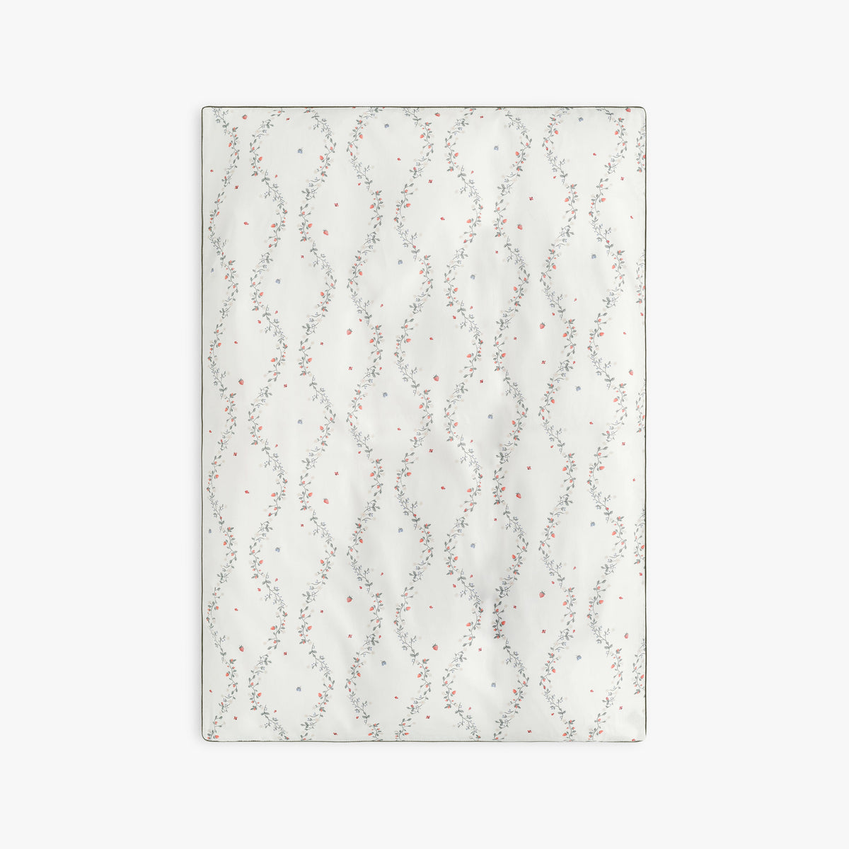 Botanical Berries Baby Duvet - Ivory