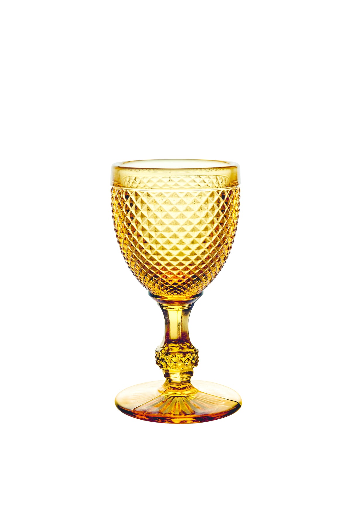 Bicos Amber - Set with 4 Red Wine Goblets Amber (49000063)