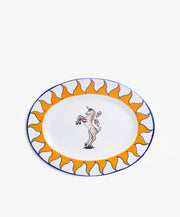 Palio Oval Serving Platter, The Unicorn