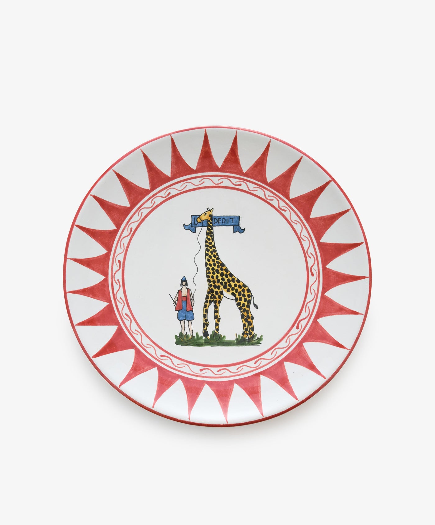 Palio Round Serving Platter, The Giraffe