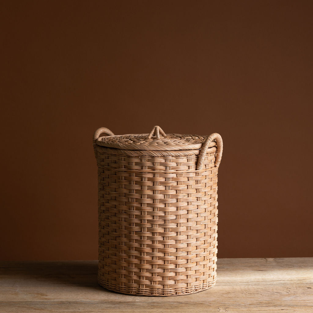 Medium Handwoven Nesting Round Storage Hamper