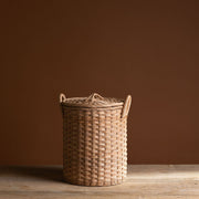 Small Handwoven Nesting Round Storage Hamper