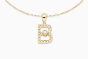 Joujou Diamond A-Z Necklace