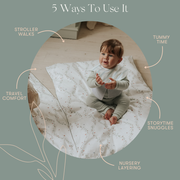 Botanical Berries Baby Duvet - Ivory