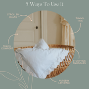 Picnic Gingham Baby Duvet - Beige