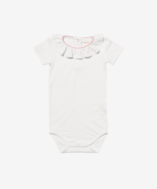 Belle Ruffle One-piece, Rose Piping