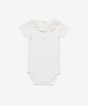 Belle Ruffle One-piece, Vanilla Piping
