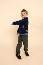 Billie Pants in Green Oak