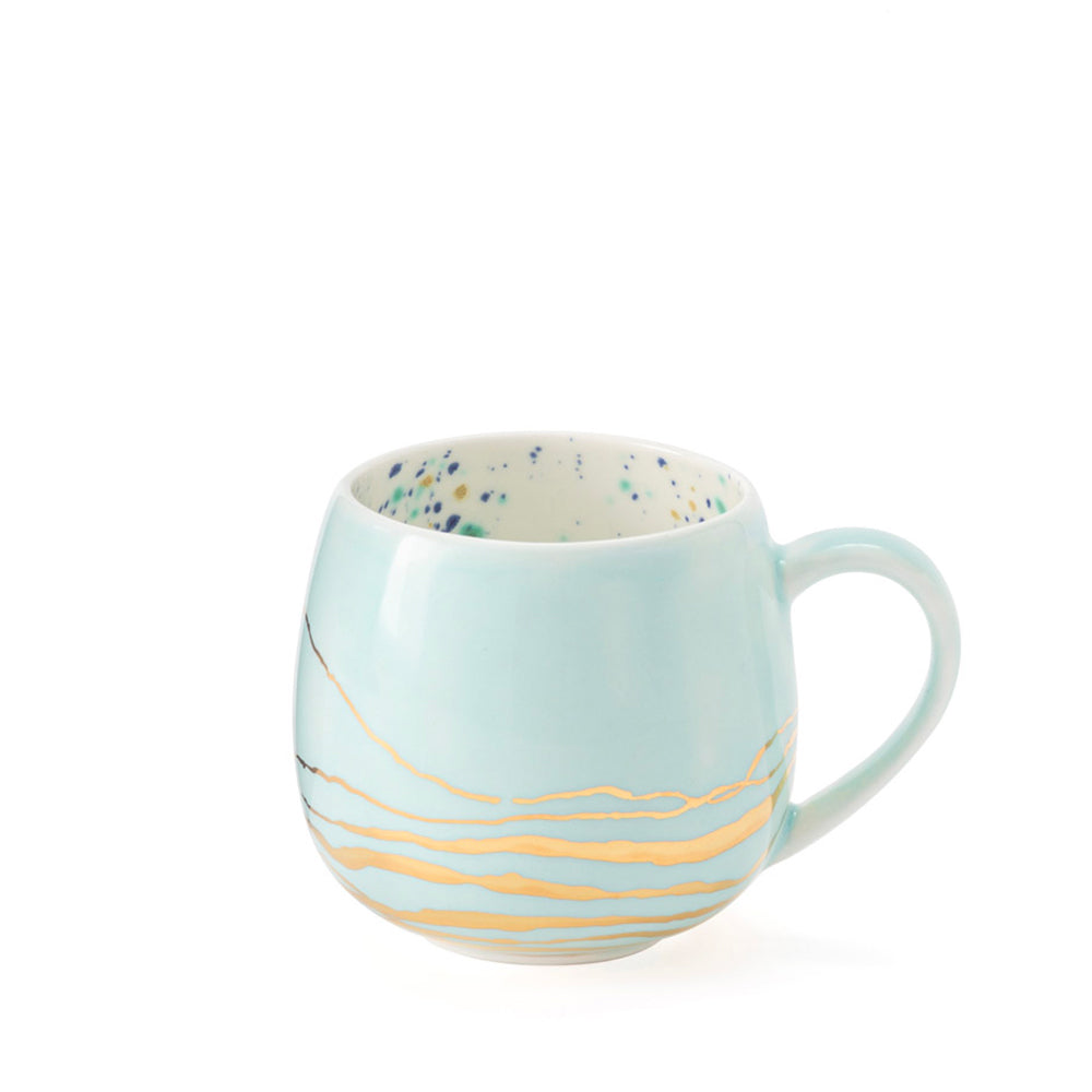 Blue Marble Chubby Mug
