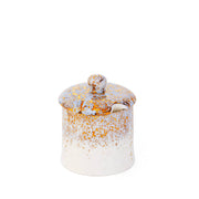 Golden Ash Blue Pot With Lid