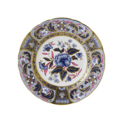 Imari Accent Plate - Blue Camellias