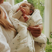 Botanical Berries Baby Duvet - Ivory