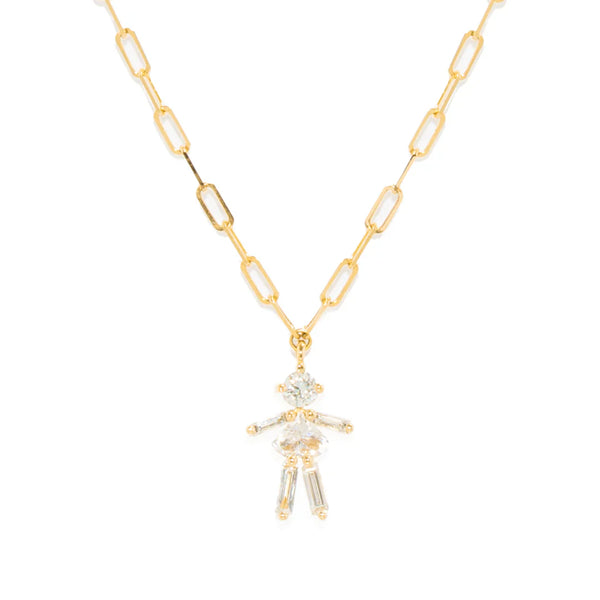 Magnetique Diamond Baquette Child Figure