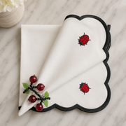 The Wave Black Napkins (Set of 2)