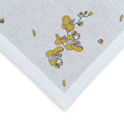 Hand Embroidered Vintage Floral Napkins 18" x 18" (Set of 4)