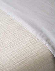 Waterfront Grid Matelasse Blanket