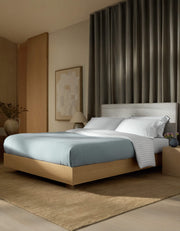 Waterfront Grid Matelasse Blanket