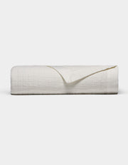 Waterfront Grid Matelasse Blanket