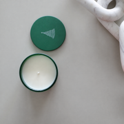 CHRISTMAS TREE CYLINDER (GREEN 8 OZ)
