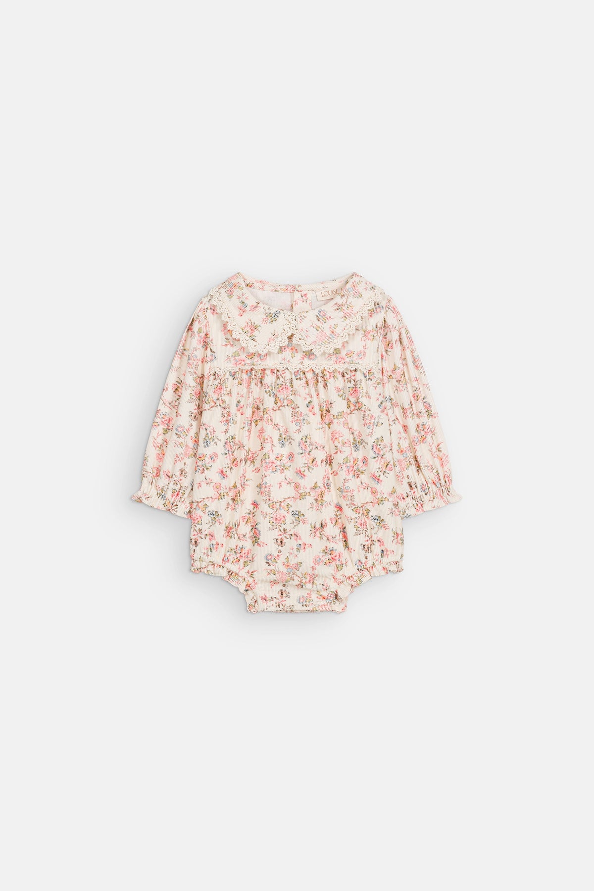 Chouchou Baby Romper in Cream Carnation Vale
