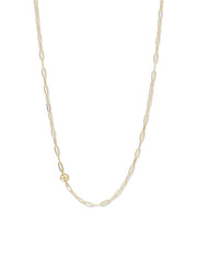 Classique Birthstone Paperclip Necklace