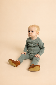 Clover Pants in Dusty Green
