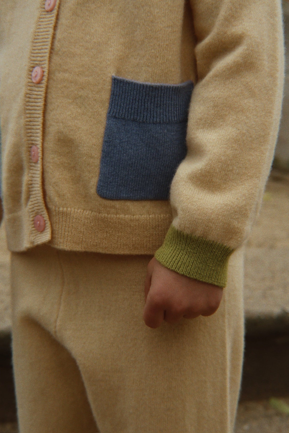 Colletti Cardigan in Yellow