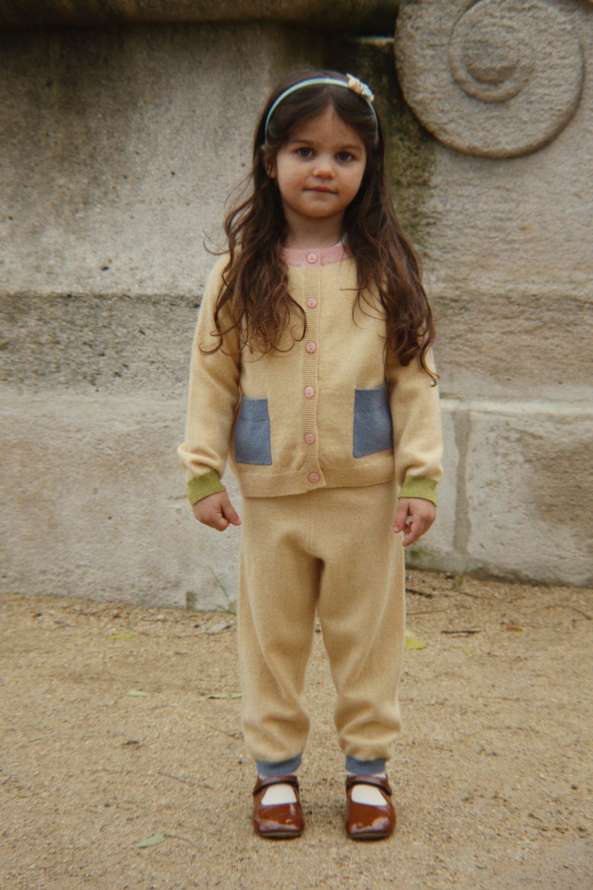 Colletti Cardigan in Yellow