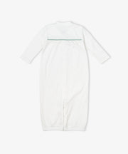 Convertible Gown, Seafoam Piping