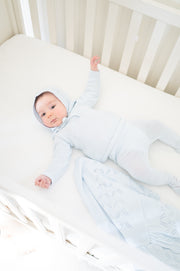 Knit Baby Sweater & Stockings Set