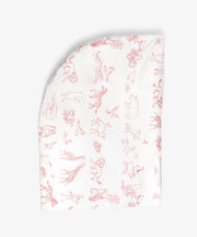 Crib Sheet, Rose Animal Parade