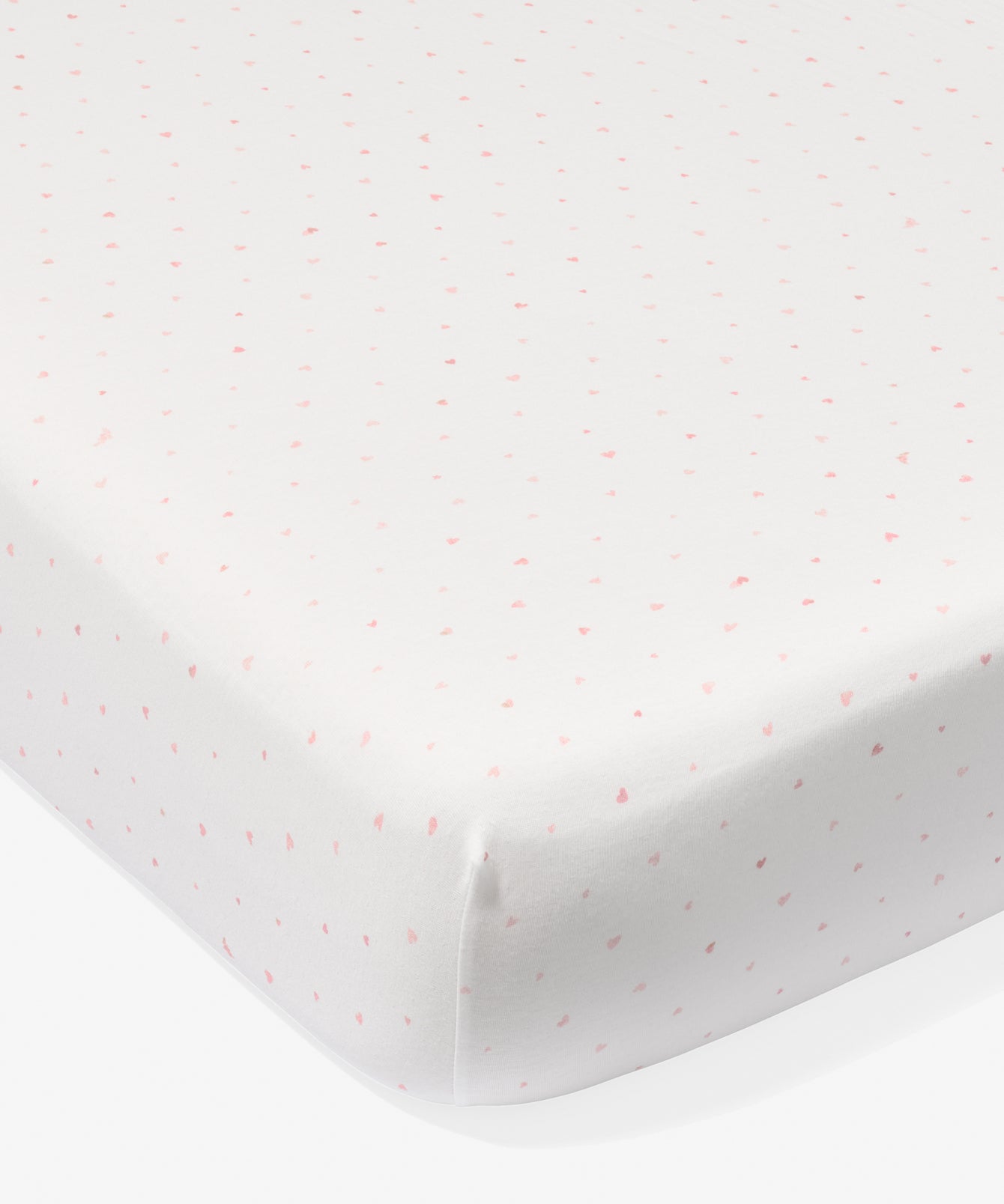 Crib Sheet, Rose Hearts