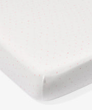 Crib Sheet, Rose Hearts