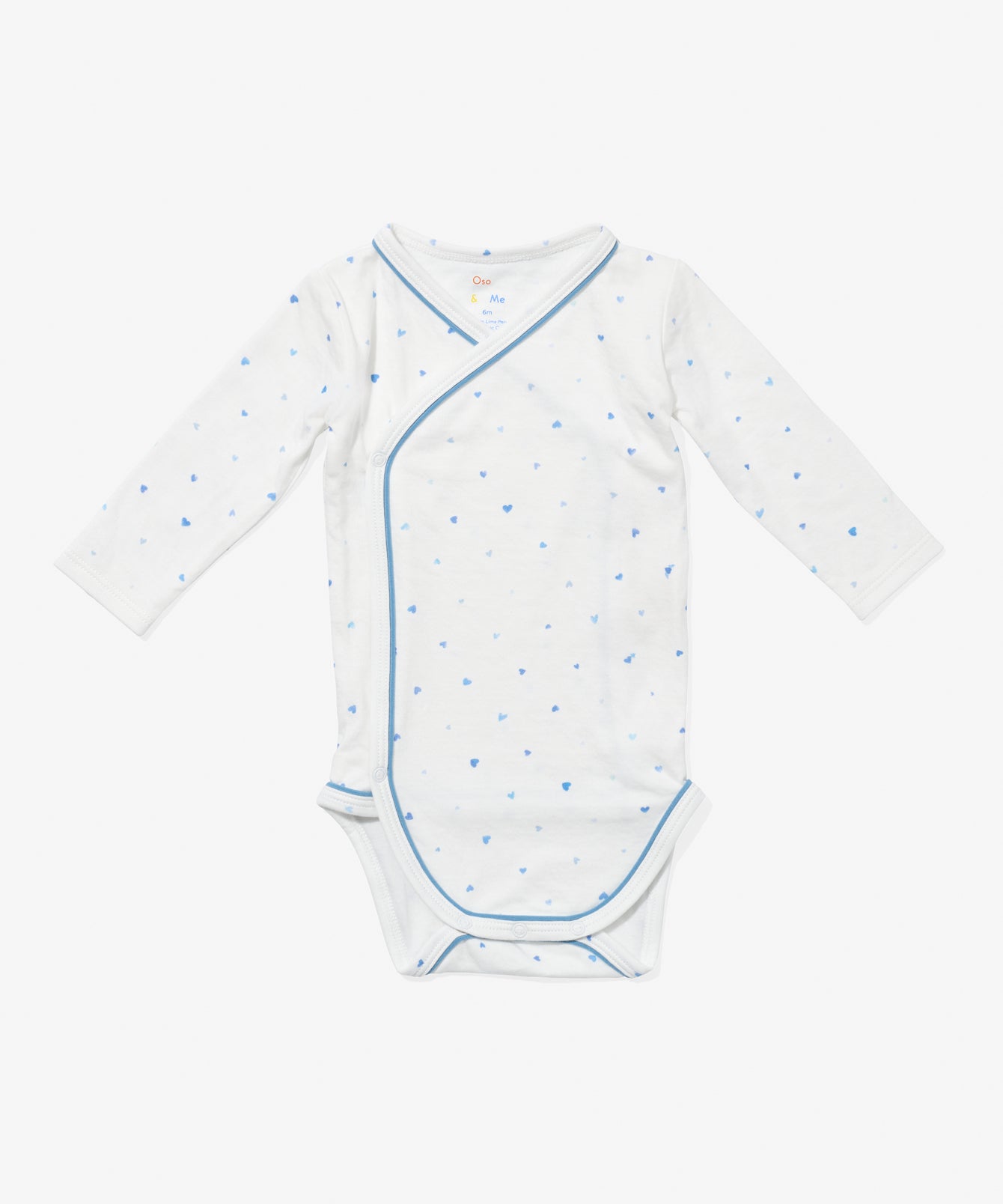 Crossbody One-piece, Blue Hearts