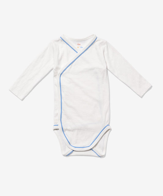 Crossbody One-piece, Blue Piping