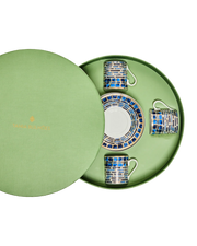 Espresso Cup and Saucer Jade Blue (set of 4)