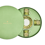 Espresso Cup and Saucer Jade Green (set of 4)
